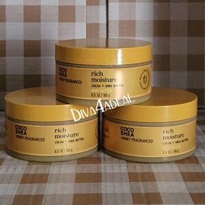 3X Bath & Body Works WELLNESS COCO SHEA HONEY 6.5 OZ Body Butters